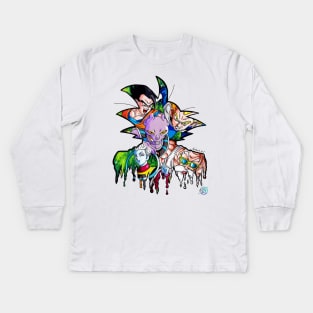 Goku Destiny Team 7 Kids Long Sleeve T-Shirt